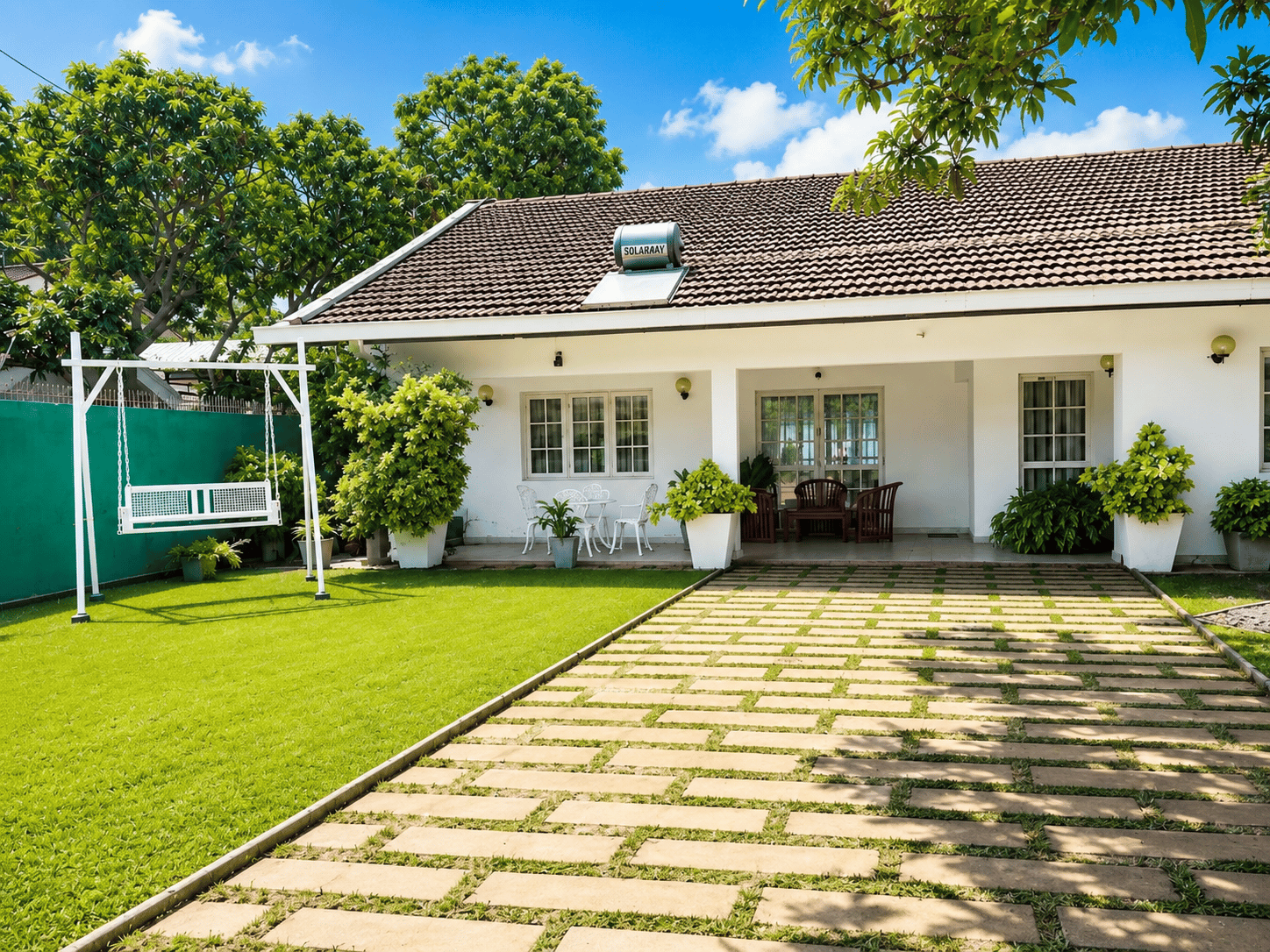 Three-Bedroom Villa with private pool and garden view